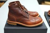 The Allegany Cap Toe - Tumbled Mahogany (645) Factory Seconds