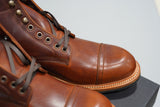 The Allegany Cap Toe - Tumbled Mahogany (645) Factory Seconds