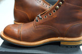 The Allegany Cap Toe - Tumbled Mahogany (645) Factory Seconds