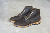 The Allen Stitchdown - Dark Olive Waxed Rough-out (618)