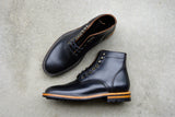 The Allen Stitchdown - Black Teacore veg Tan (618)