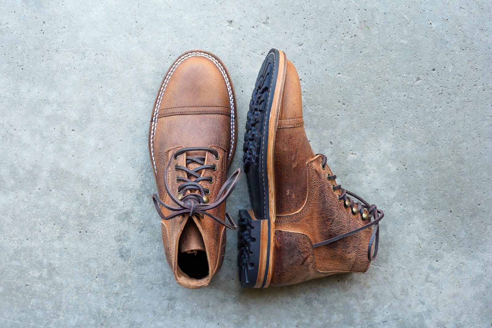 The Richmond Stitchdown - Stripped Pine Kudu (618) Wide