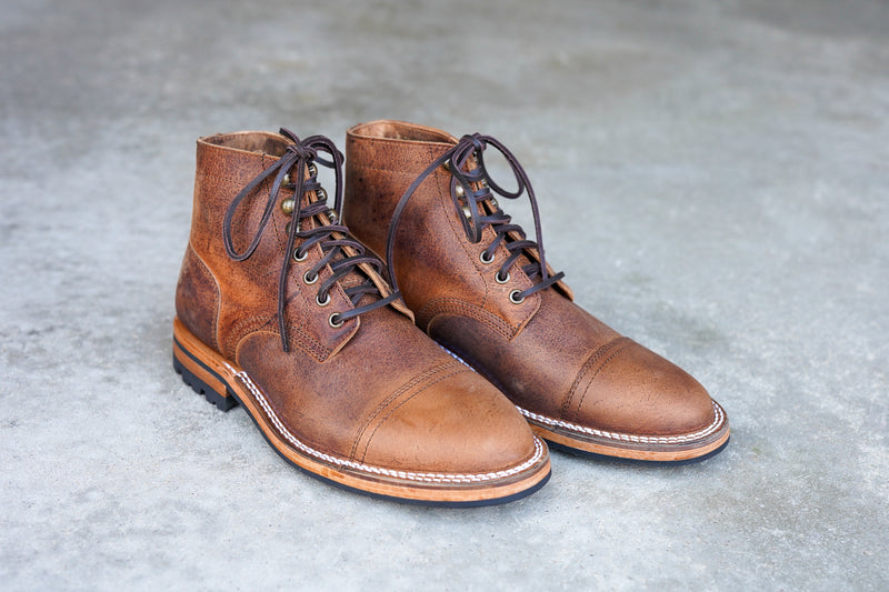 The Richmond Stitchdown - Stripped Pine Kudu (618) Wide