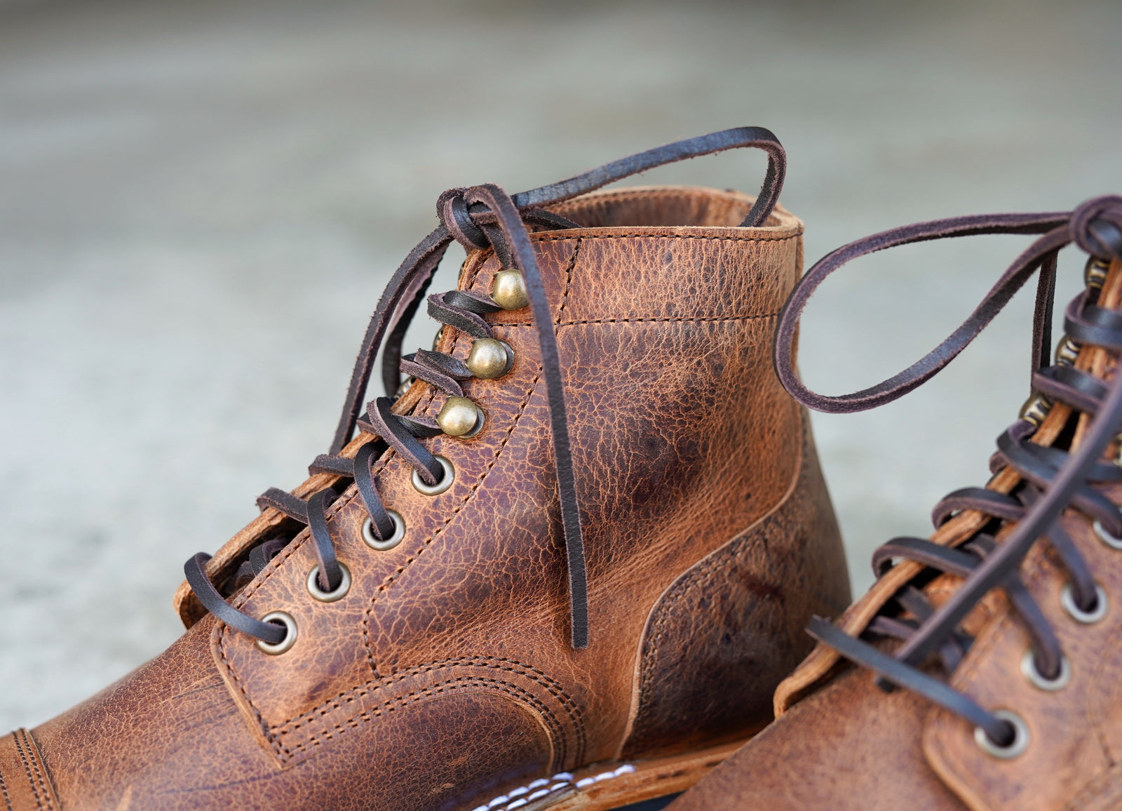 The Richmond Stitchdown - Stripped Pine Kudu (618) Wide