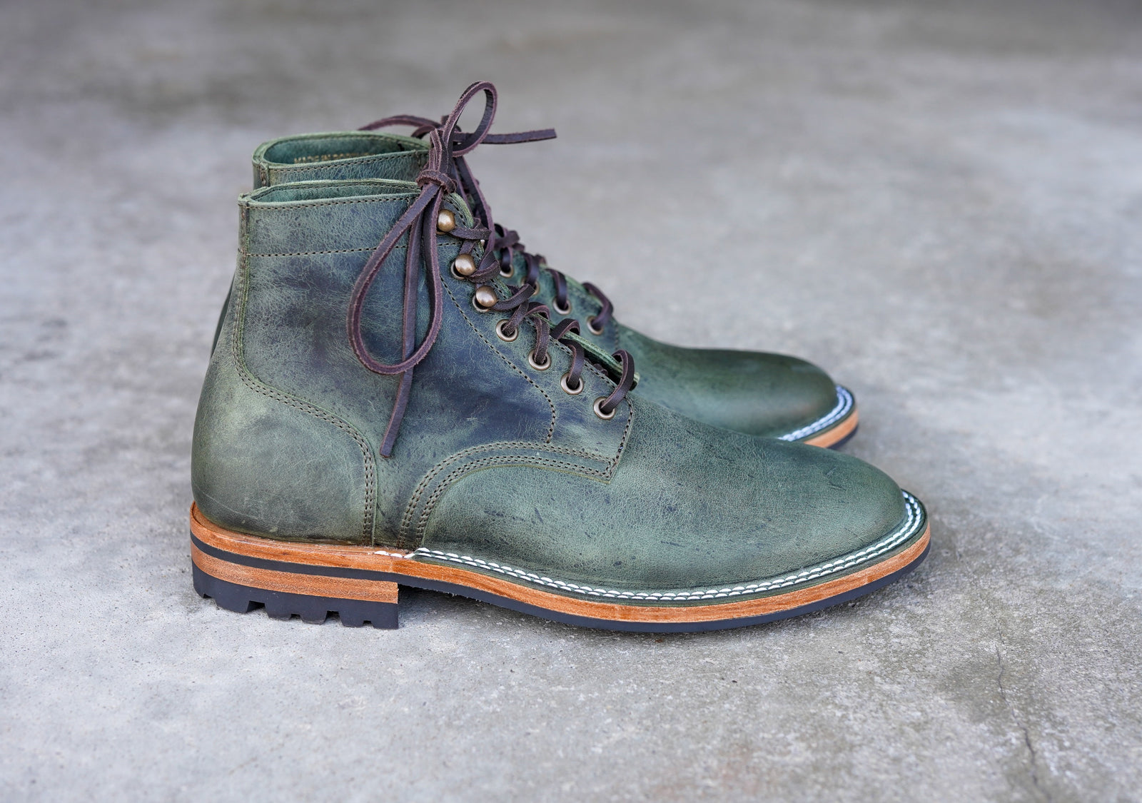 The Allen Stitchdown - Spruce Kudu (618) Wide – Parkhurst Brand LLC