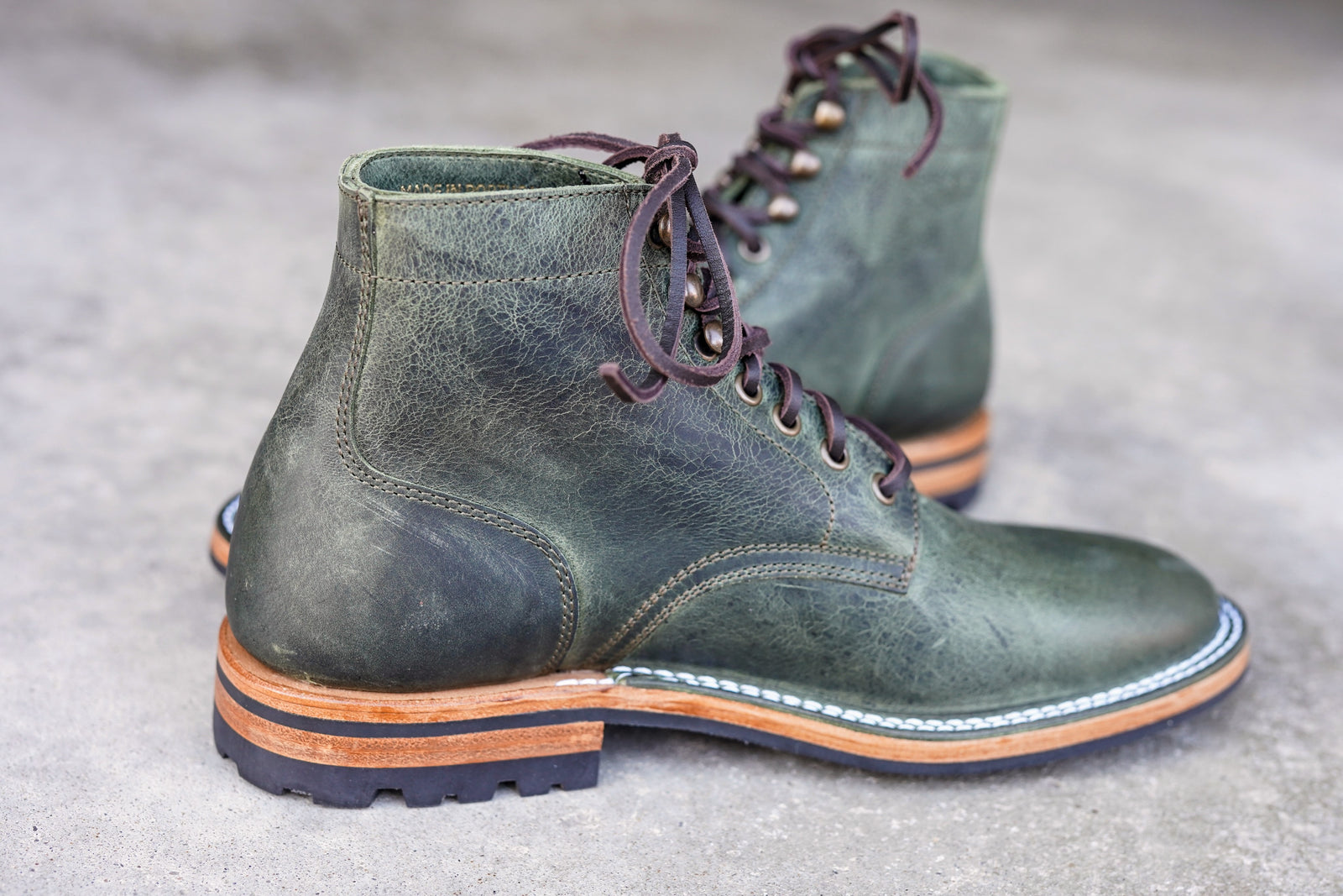 The Allen Stitchdown - Spruce Kudu (618) Wide – Parkhurst Brand LLC