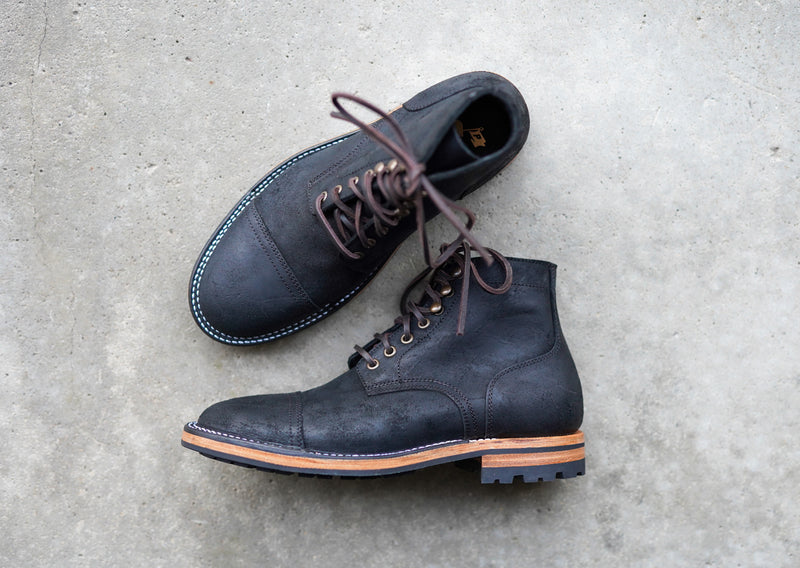 The Richmond Stitchdown - Black Rambler (618) Wide