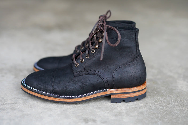 The Richmond Stitchdown - Black Rambler (618) Wide