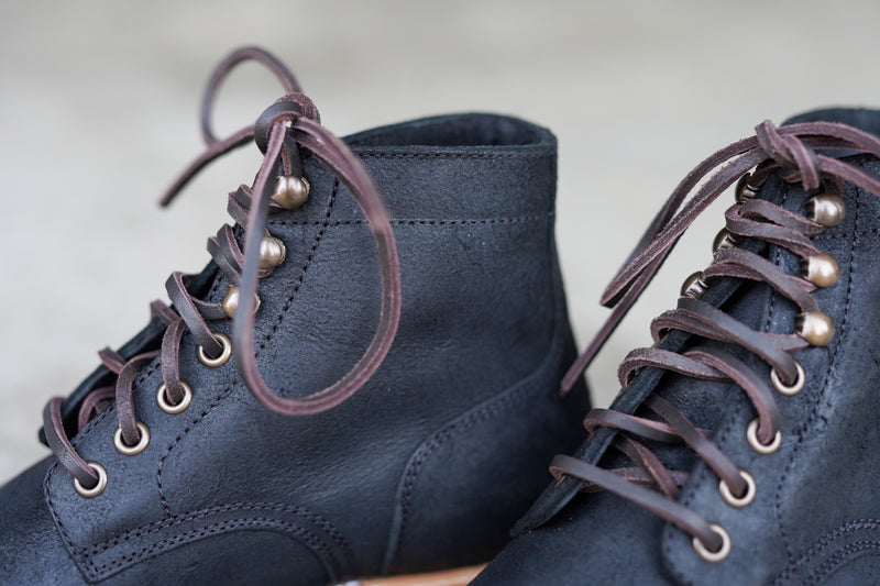 The Richmond Stitchdown - Black Rambler (618) Wide