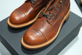 The Allegany Cap Toe - Tumbled Mahogany (645) Factory Seconds