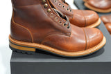 The Allegany Cap Toe - Tumbled Mahogany (645) Factory Seconds