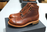 The Allegany Cap Toe - Tumbled Mahogany (645) Factory Seconds