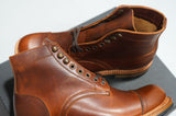 The Allegany Cap Toe - Tumbled Mahogany (645) Factory Seconds