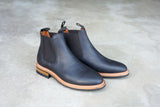 The Elmwood - Black Waxed Veg Tan (618) Factory Second