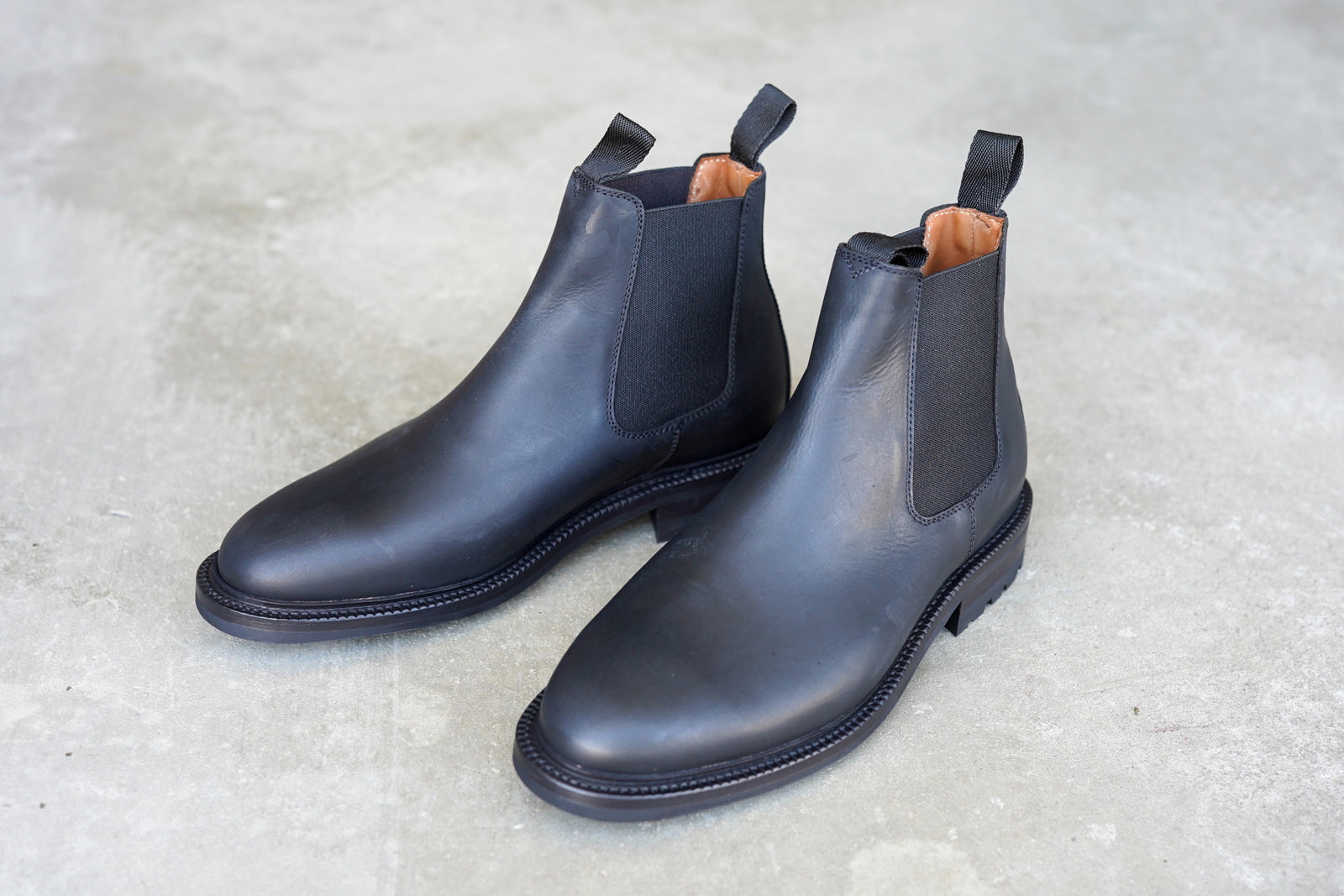 The Elmwood - All Black Waxed Veg Tan (618) Try-on's/Samples