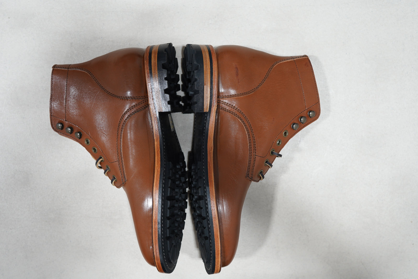 The Allen Stitchdown - Cognac Veg Tan (618) Factory Sample