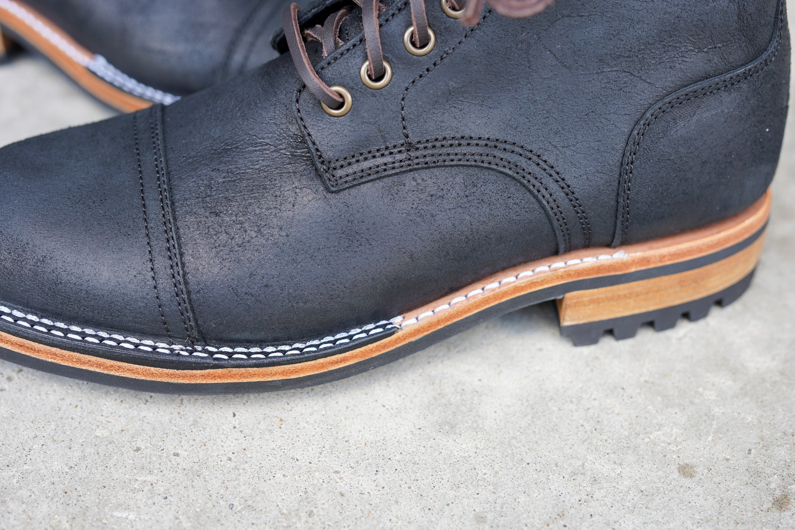 The Richmond Stitchdown - Black Rambler (602) – Parkhurst Brand LLC