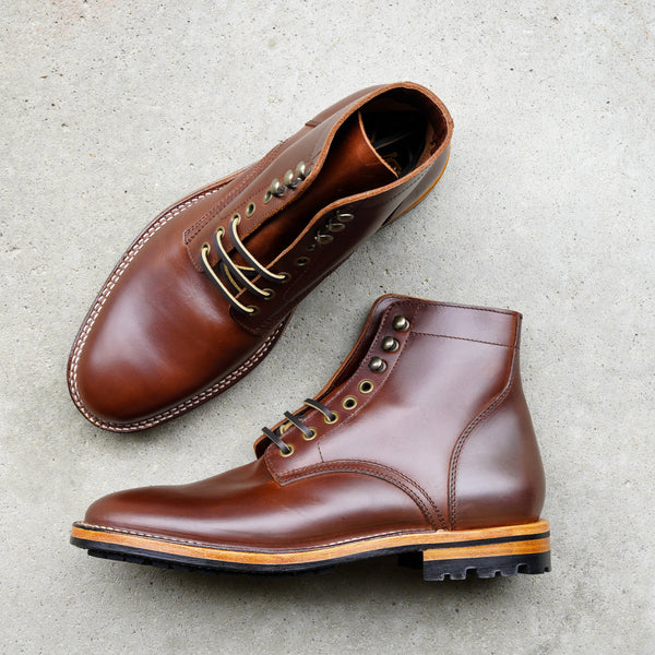 The Allen Stitchdown - Chestnut Veg Tan (618) – Parkhurst Brand LLC