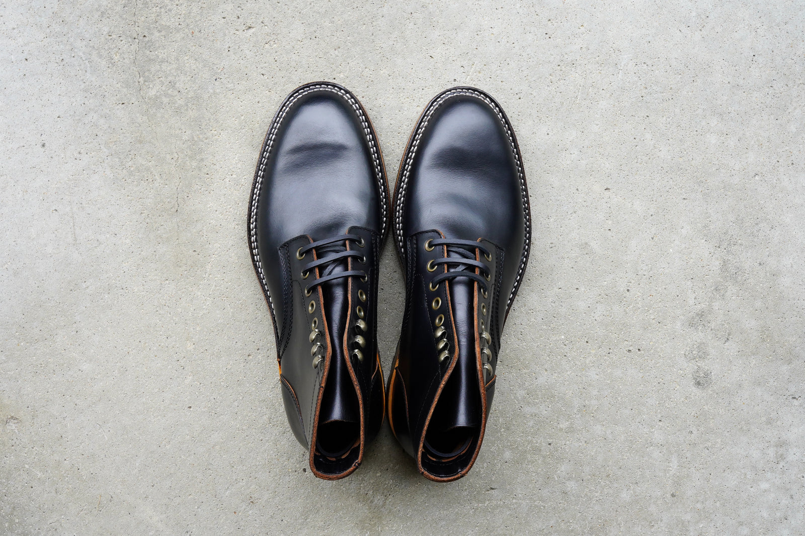 The Allen Stitchdown - Black Veg Tan Teacore (618) – Parkhurst