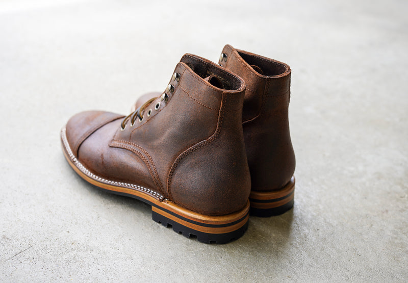 The Richmond Stitchdown - Saddle Waxy Commander (618) Factory Second