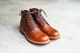 The Allegany Cap Toe - Tumbled Mahogany (645)