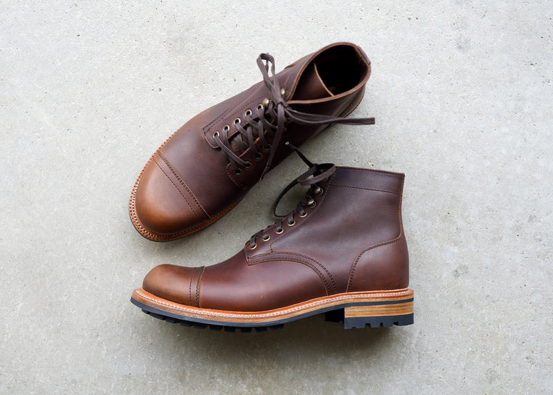 The Allegany Cap Toe - Tobacco Veg Tan (645)