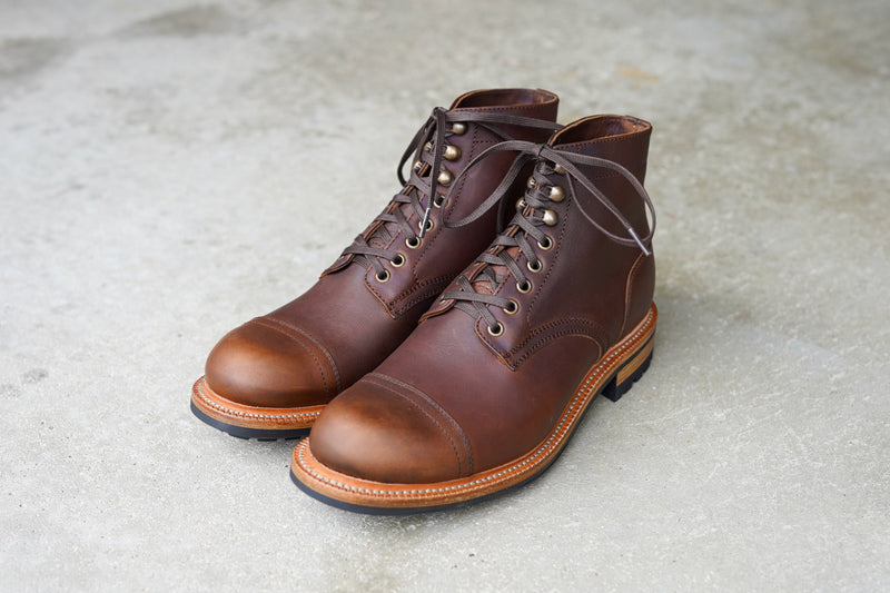 The Allegany Cap Toe - Tobacco Veg Tan (645)