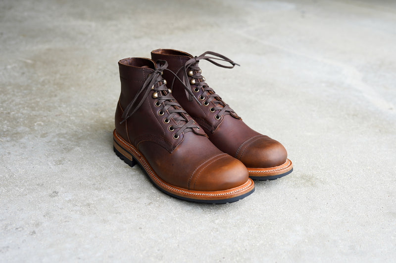 The Allegany Cap Toe - Tobacco Veg Tan (645)