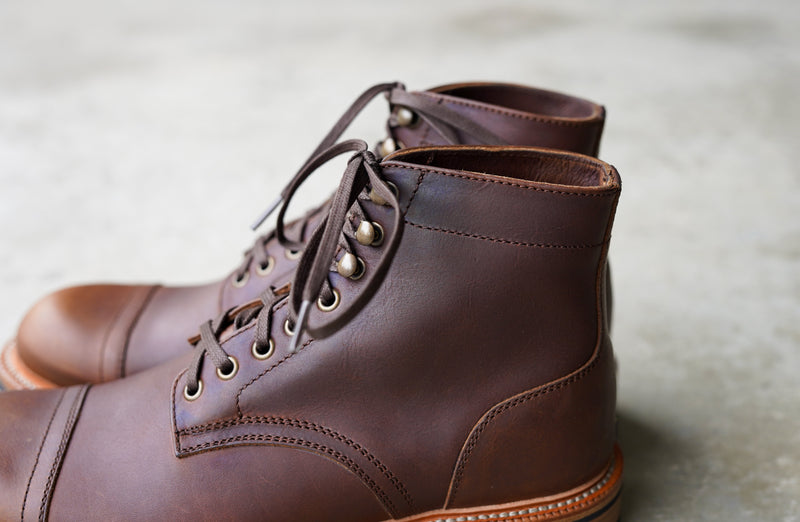 The Allegany Cap Toe - Tobacco Veg Tan (645)