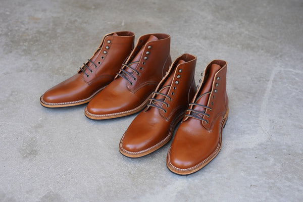 The Allen Stitchdown - Cognac Teacore Veg Tan (618) Factory Seconds