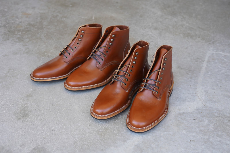 The Allen Stitchdown - Cognac Teacore Veg Tan (618) Factory Seconds
