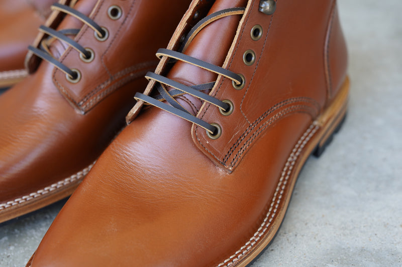 The Allen Stitchdown - Cognac Teacore Veg Tan (618) Factory Seconds