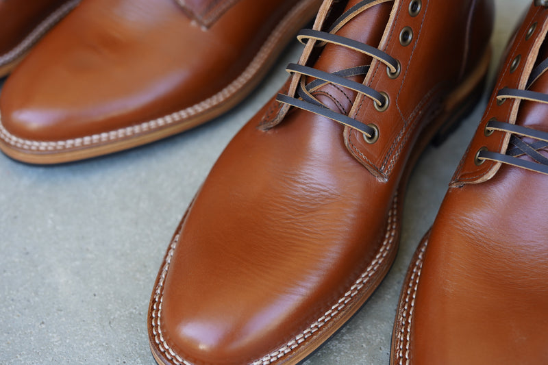 The Allen Stitchdown - Cognac Teacore Veg Tan (618) Factory Seconds