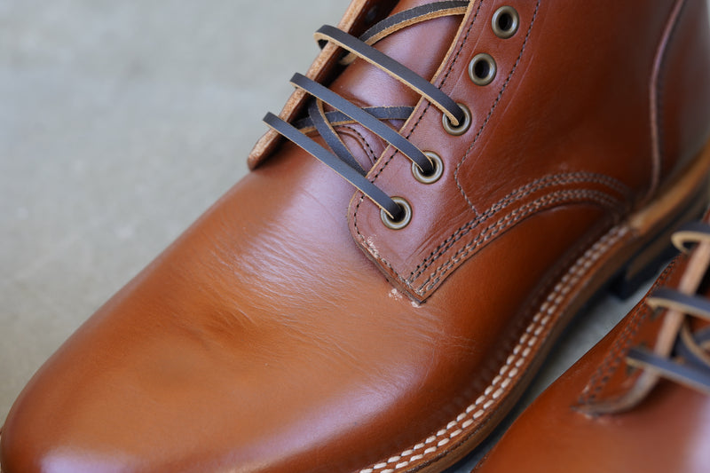 The Allen Stitchdown - Cognac Teacore Veg Tan (618) Factory Seconds